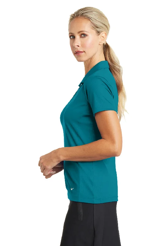 Nike Womens Dri-Fit Moisture Wicking Short Sleeve Polo Shirt - Blustery Green