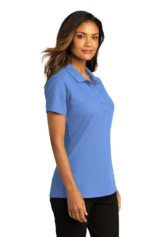 Port Authority Womens React SuperPro Snag Resistant Short Sleeve Polo Shirt - Ultramarine Blue